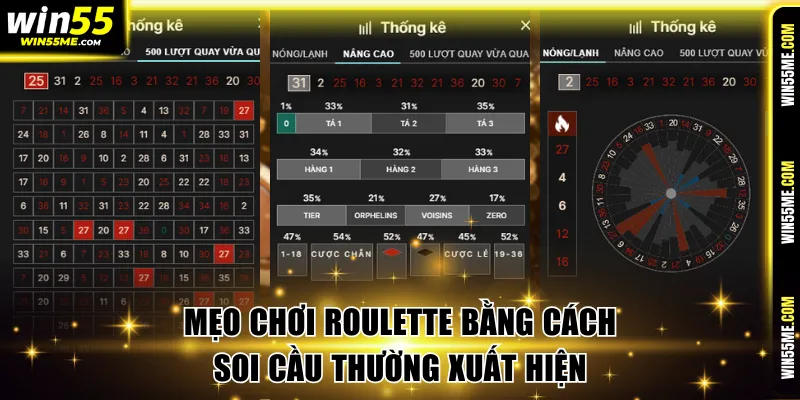 Mẹo chơi Roulette bằng cách soi cầu thường xuất hiện