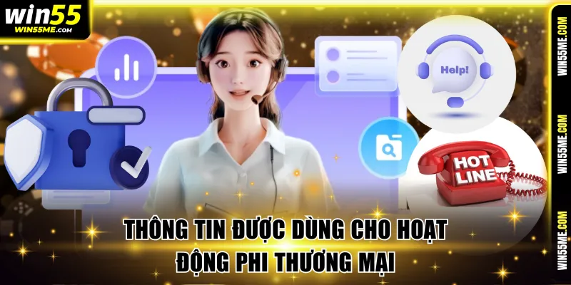 Thông tin được dùng cho hoạt động phi thương mại